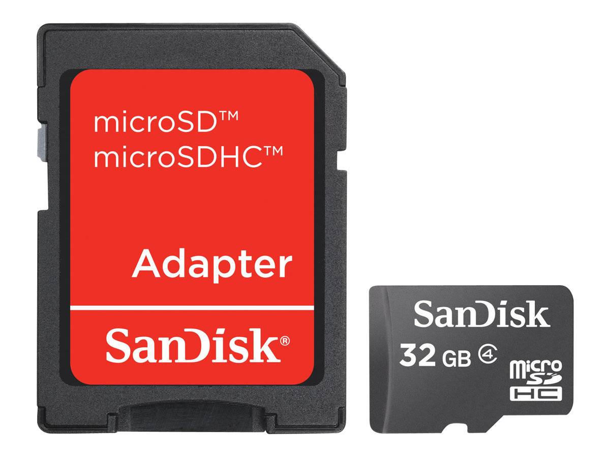 SanDisk SDSDQB-032G-B35 microSDHC-kaart 32 GB Class 4 Incl. SD-adapter-4
