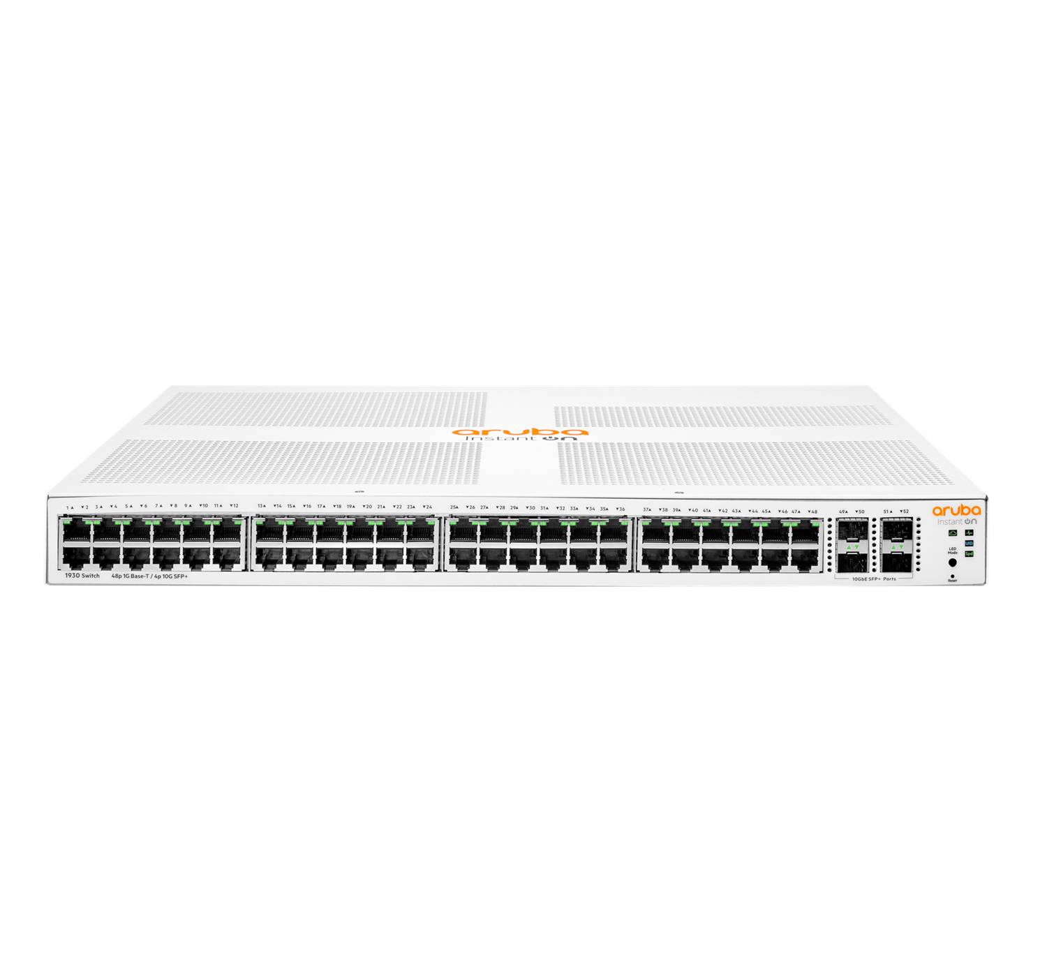 HPE Aruba - Instant On 1930 48G Class4 PoE 4SFP/SFP+ 370W Switch HPE Aruba - Instant On 1930 48G-4