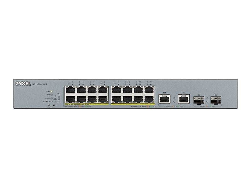 Zyxel GS1350-18HP 18 Poort incl. 1 jaar Nebula Pro-4