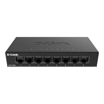 D-Link DGS-108GL/E Netwerk switch  8 poorten 1 GBit/s  