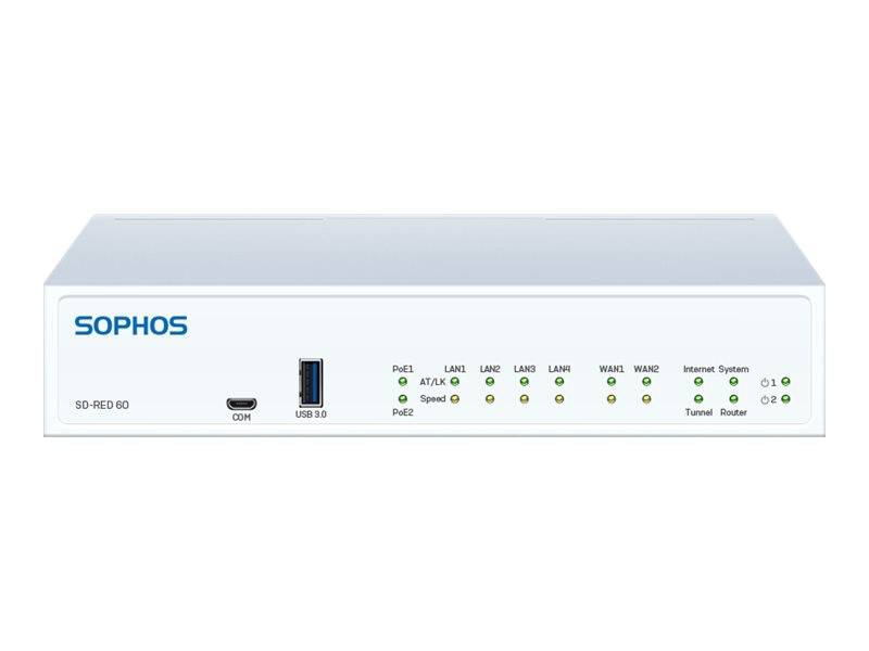 Sophos SD-RED 60 netwerkbeheerapparaat 850 Mbit/s Power over Ethernet (PoE)-0
