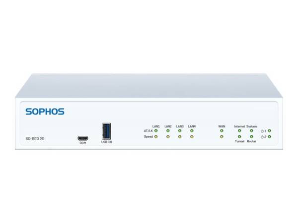 SOPHOS SD-RED 20 Rev.1 apparaat - Netsnoer voor meerdere regio's