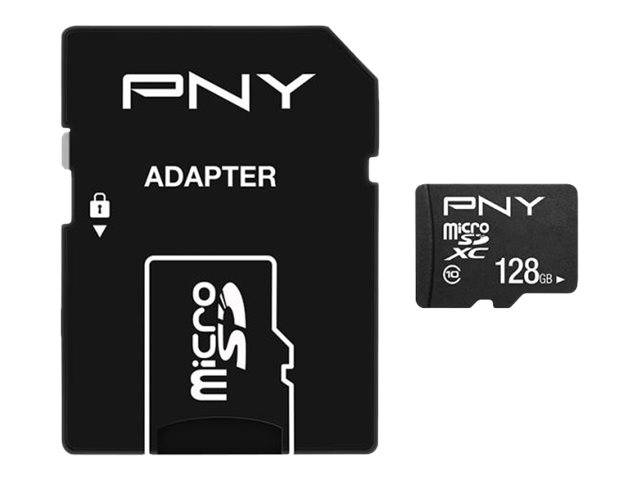 SD MicroSD HC-kaart 128 GB PNY Performance Plus Cl.10 detailhandel-0