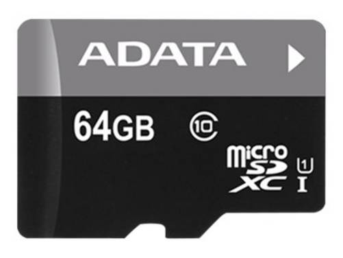 ADT ADATA 64GB, microSDHC, Class 10 UHS-I Klasse 10