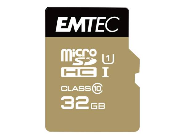 Emtec mSD 32GB UHS-I U1 EliteGold + adapter