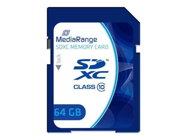 MediaRange SD-kaart 64GB SDXC CL.10