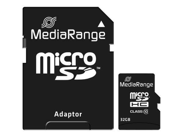 MediaRange Micro SD microSD-kaart  32 GB