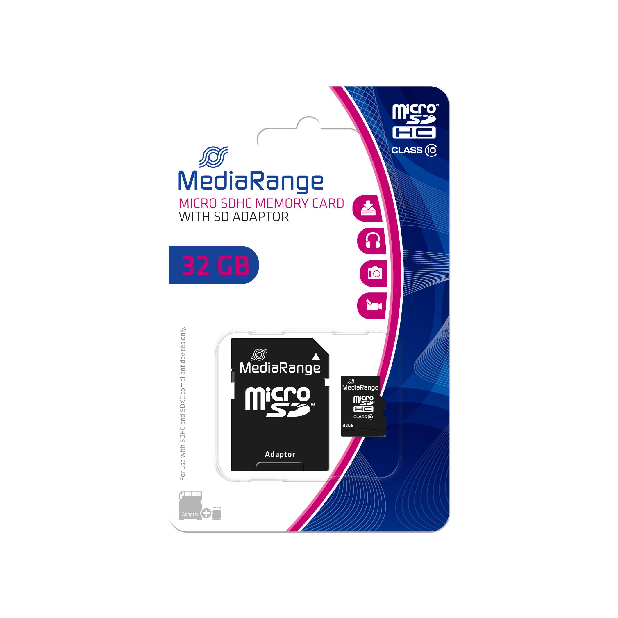 MediaRange Micro SD microSD-kaart 32 GB-7