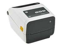 Zebra ZD421, cartridge, 8 dots/mm (203 dpi), RTC, USB, USB Host, BT (BLE), Ethernet, EPLII, ZPLII, kabel (USB), wit-0