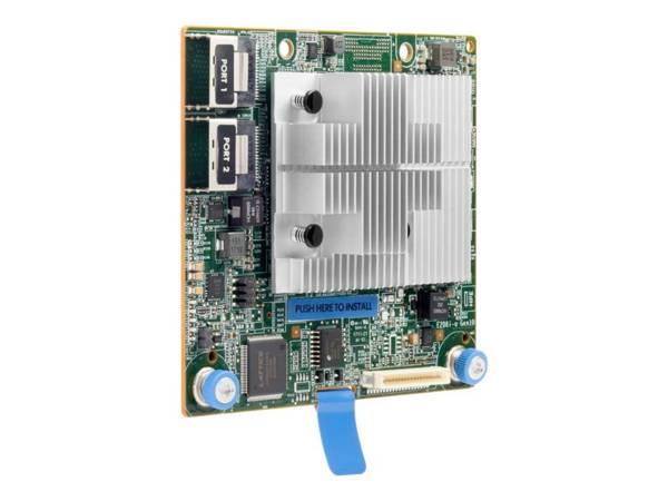 Hewlett Packard Enterprise 12 Gb/s SAS, 8 SAS-lanes verdeeld over 2x4 interne Mini-SAS-poorten, RAID 0, 1, 5, 10