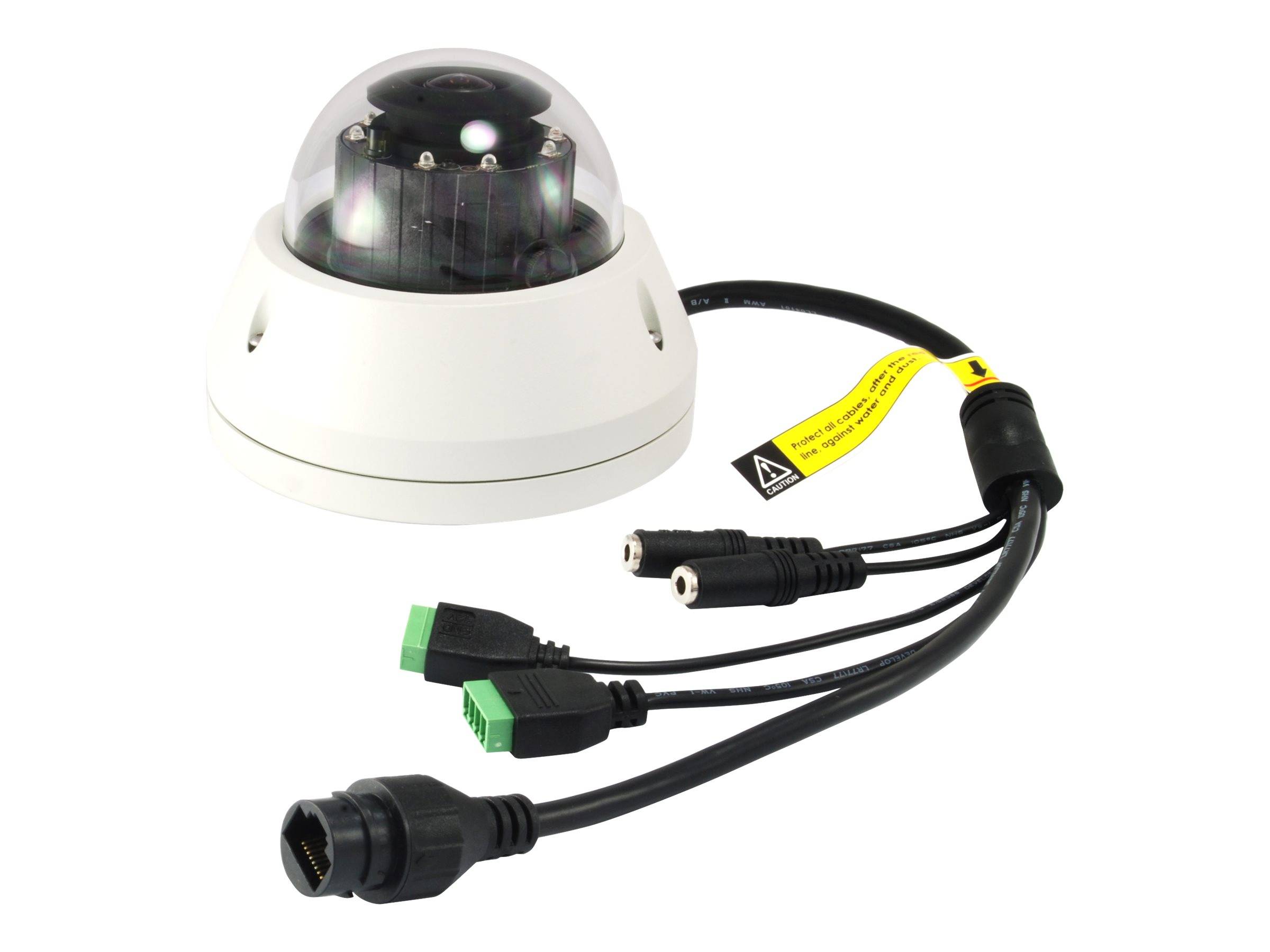 LevelOne IPCam FCS-3306 Dome-uitgang 3MP H.265 IR 13W PoE-5