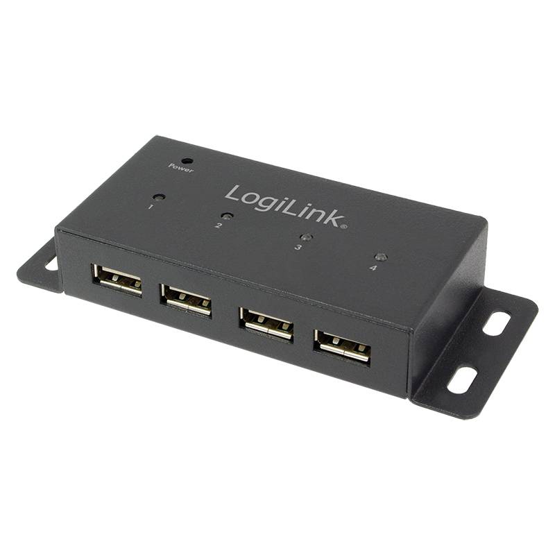 USB2.0 HUB 4-poorts actief met voeding Zwart-7