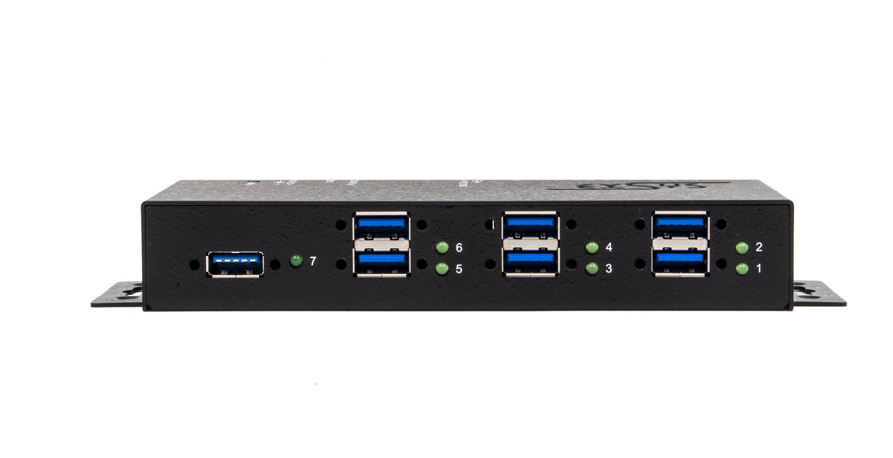 EXSYS EX-1517HMVS 7-poorts Managed USB 3.2 Gen1 Metal HUB met 15KV EDS Overspanningsbeveiliging-6