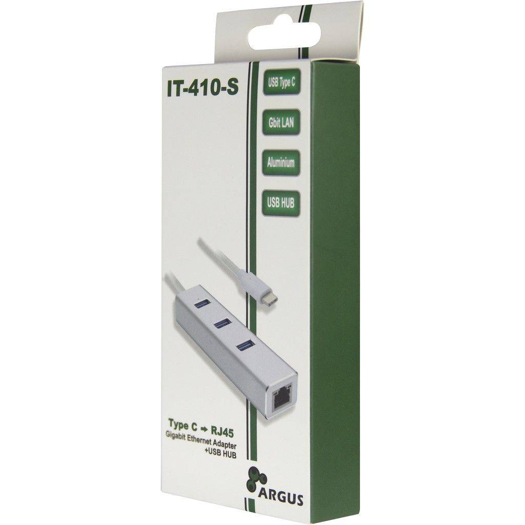 Inter-Tech LAN-adapter Argus IT-410-S USB-C Gigabit Ethernet-6
