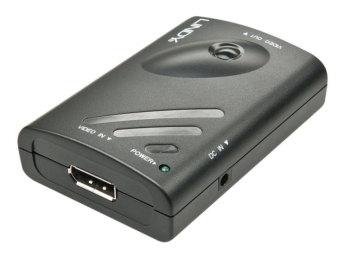 LINDY 38409 DisplayPort / HDMI Converter [1x DisplayPort bus - 2x HDMI-bus] Zwart-4