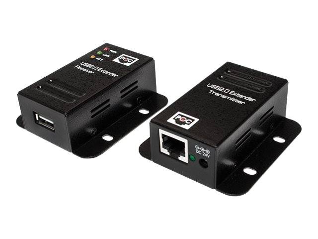 LOGILINK UA0267 USB-extender; USB 2.0; zwart; extender via Ethernet-kabel; 50m - 1 stuk-0