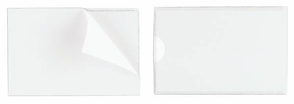 DUURZAME zelfklevende zak Pocketfix 57x90mm, verpakking van 10-5