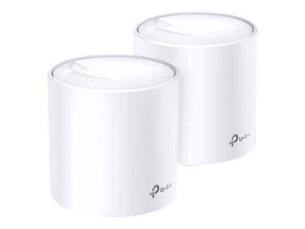 TP-Link Deco X20 Wi-Fi 6 IEEE 802.11ax Ethernet Draadloze router - dual band - 2,40 GHz ISM-band - 5 GHz UNII Band - 2 x