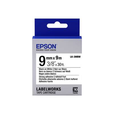Epson labelcartridge met sterke kleefkracht LK-3WBW zwart/wit 9 mm (9 m)-0