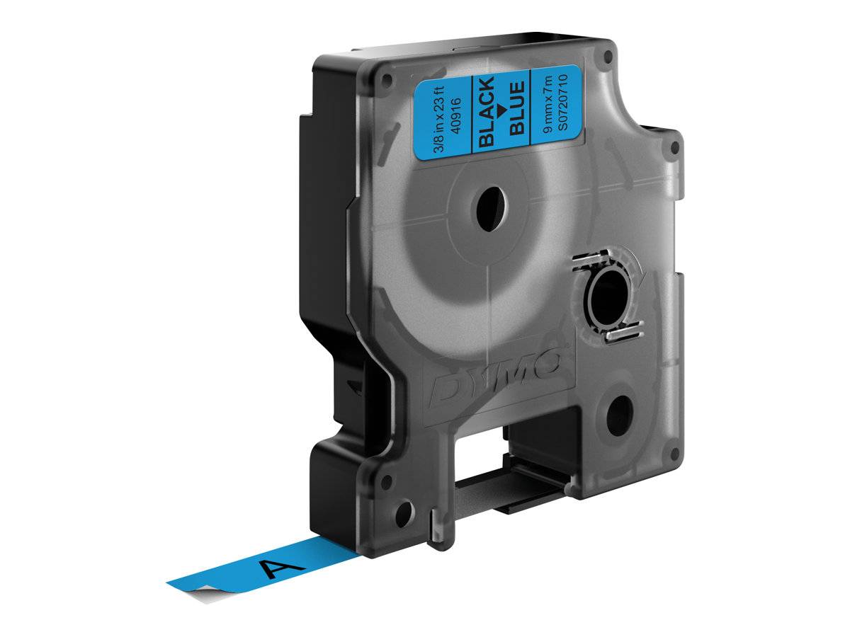 DYMO DYMO.S0720710 Tape; 9mm; 7m; blauw; voor printer; Kleur van het teken: zwart - 1 rol-6