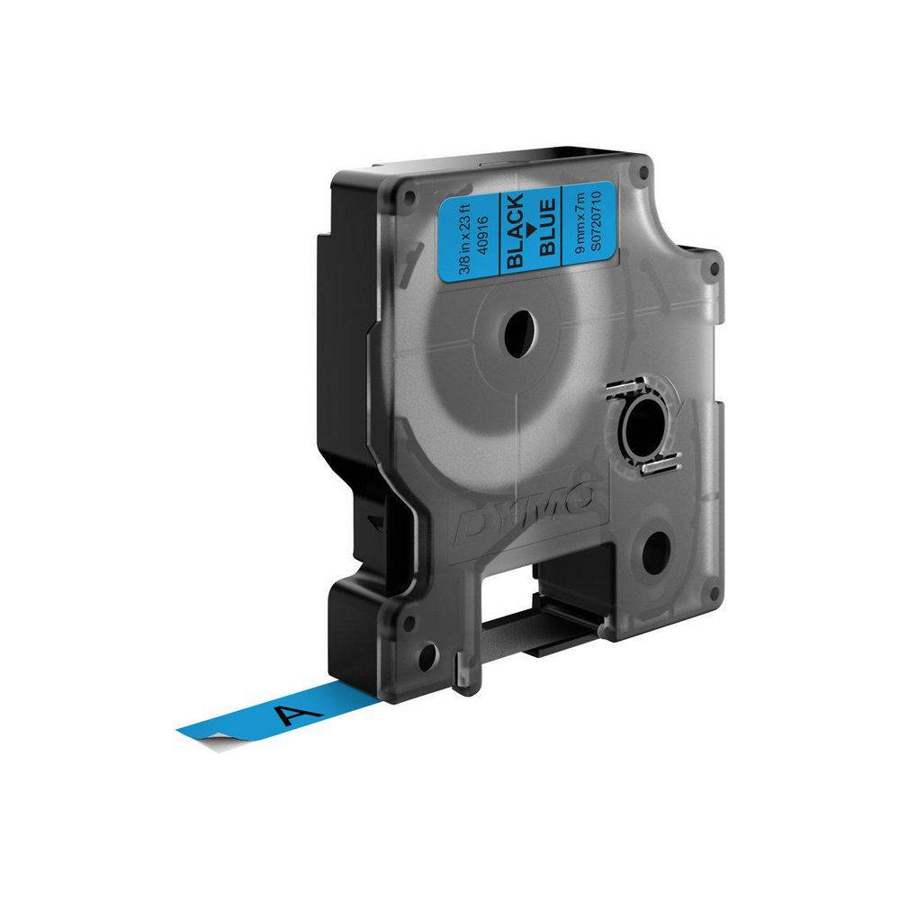 DYMO DYMO.S0720710 Tape; 9mm; 7m; blauw; voor printer; Kleur van het teken: zwart - 1 rol-7