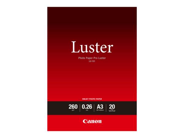 Canon LU-101 A 3 Fotopapier Pro Lustre 260 g, 20 vel