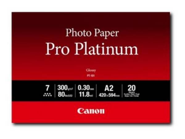 Canon PT-101 A 2, 20 vel Fotopapier Pro Platinum 300 g