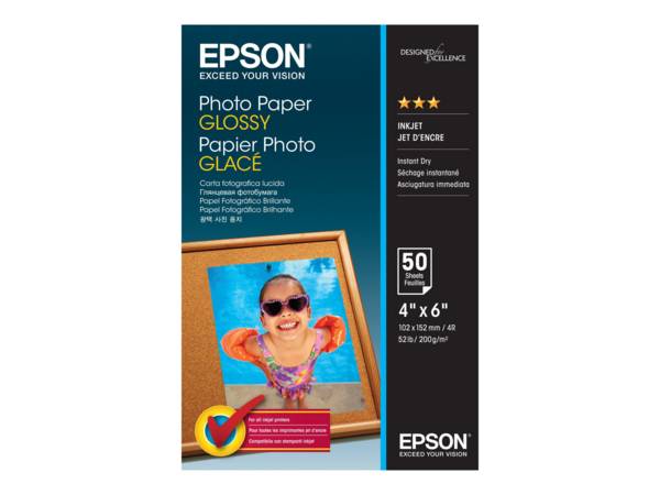 Epson fotopapier glanzend 10x15 cm 50 vellen 200 g