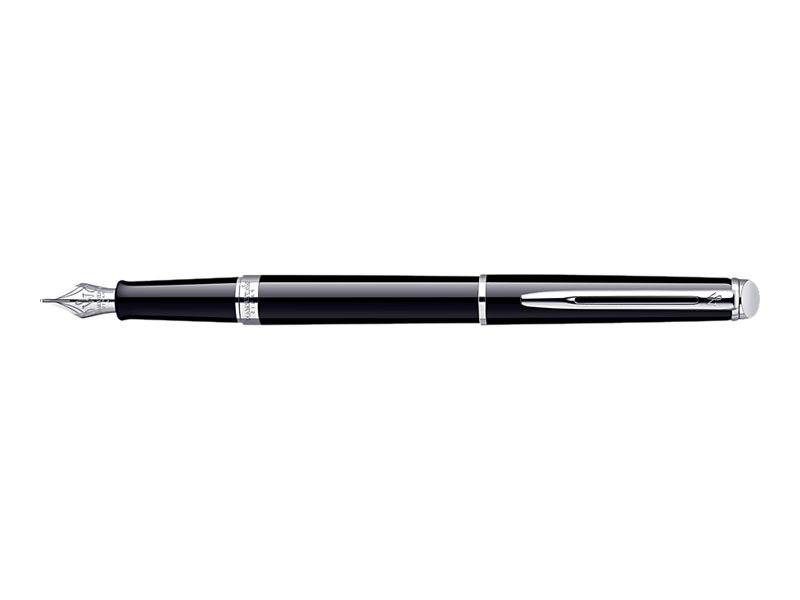 WATERMAN Vulpen Halfrond Lak Zwart M Blauw Geschenkdoos-3