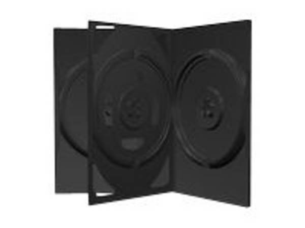 MediaRange BOX15 CD-doosje Dvd-hoes 3 schijven Zwart