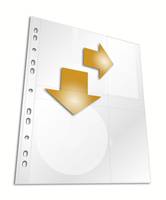 DURABLE 4 CD/DVD-doosje A4 met beschermvlies, verpakking van 5, transp-1