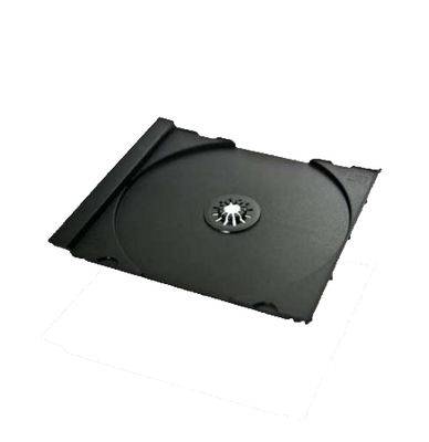 MediaRange cd-lade voor cd-hoesje, voor 1 schijf, compatibel met cd-spelers.-0