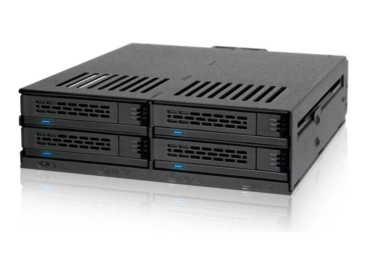 Icy Dock MB324SP-B - SATA - SATA II - SATA III - Serial Attached SCSI (SAS) - 440 g - Desktop - Zwart-0