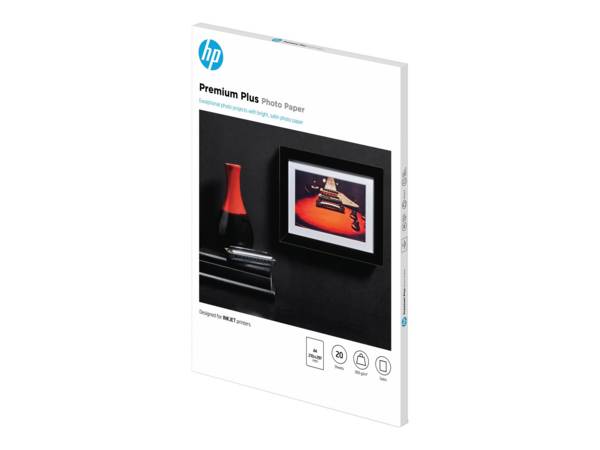 Fotopapier HP Premium Plus A4 20 stuks 210x297mm zijdemat