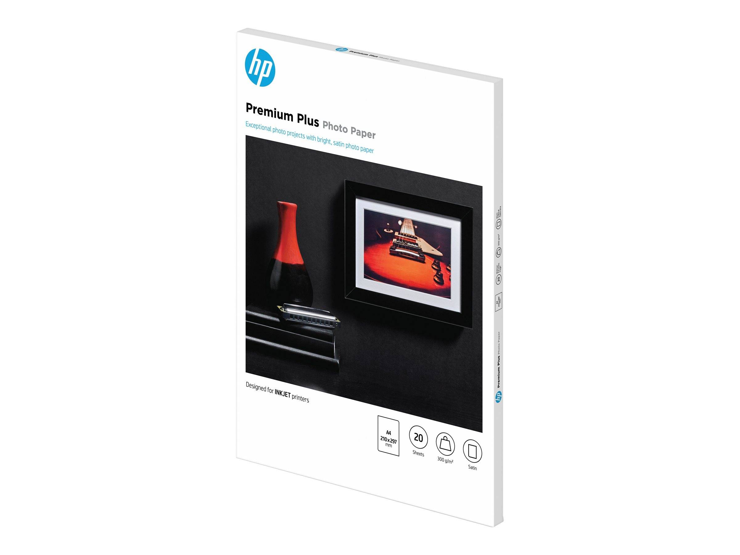 Fotopapier HP Premium Plus A4 20 stuks 210x297mm zijdemat-0