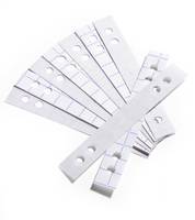 Duurzame, transparante gatenverstevigingsstrips, verpakking van 50 stuks.-1