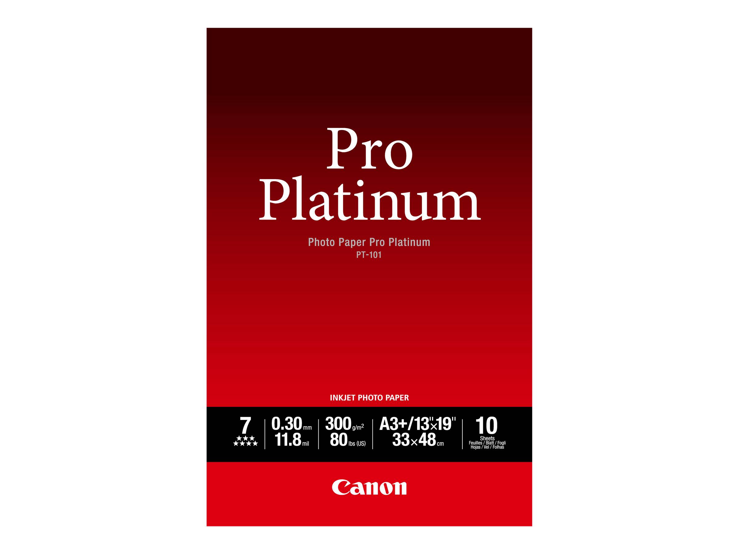 Canon PT-101 A 3+, 10 vel Photo Paper Pro Platinum 300 g-0