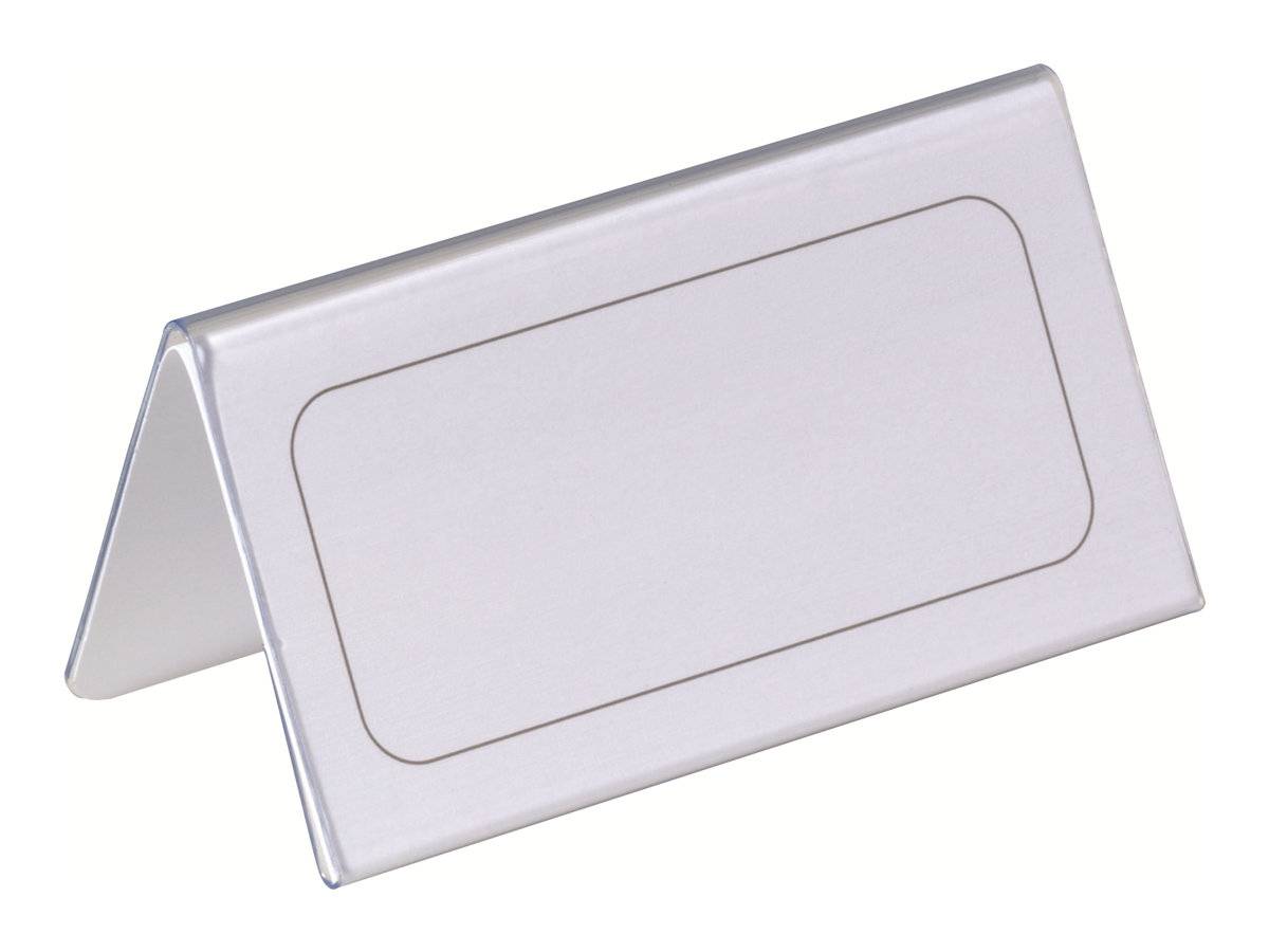 DURABLE tafelnaambordjes 52x100mm 25 stuks transparant-8