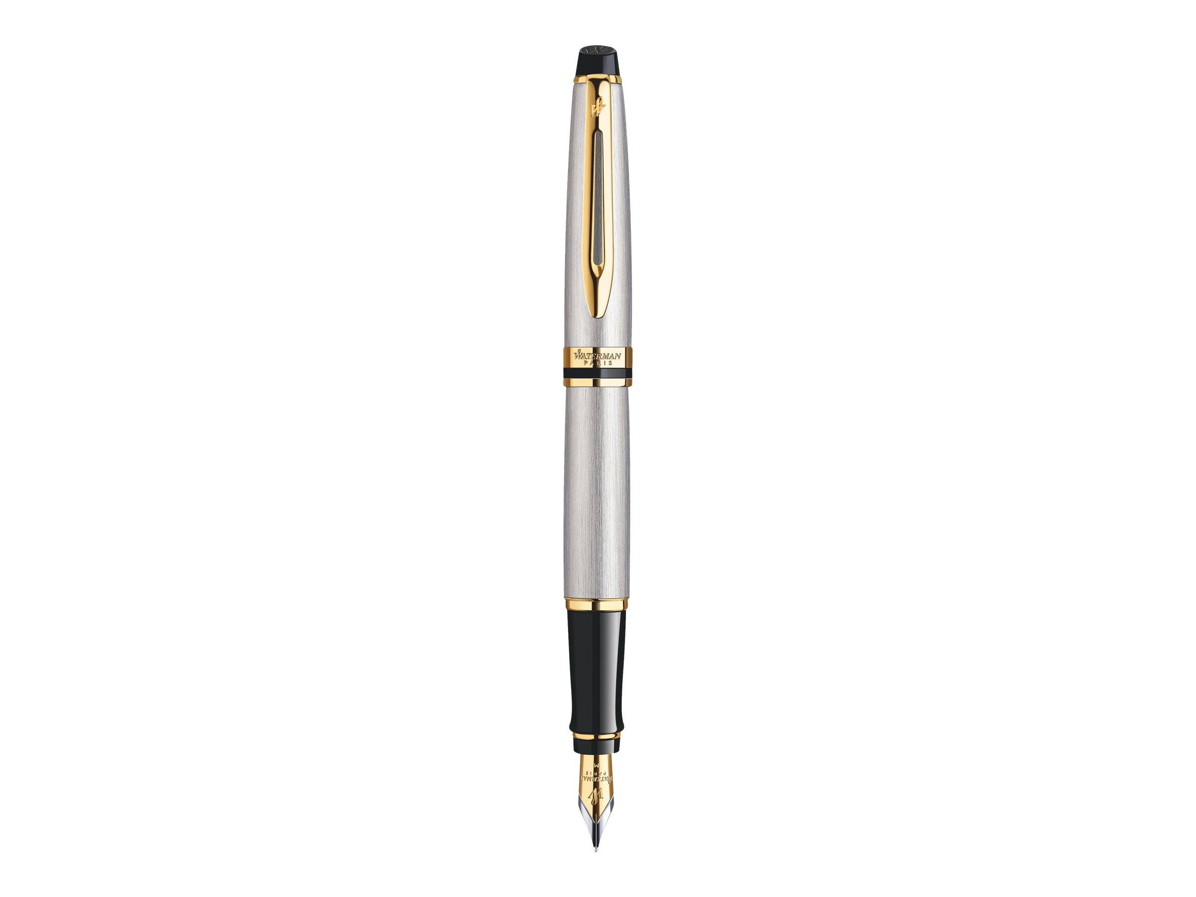 WATERMAN Vulpen Expert Metallic GC M Blauwe Cadeauverpakking-1