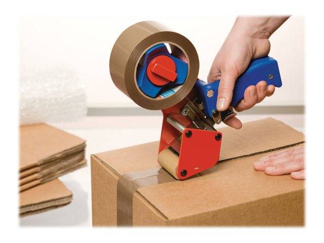 tesa® Packaging Tape Hand Dispenser Premium, voor verpakkingstape rollen tot 66m x 50mm-0
