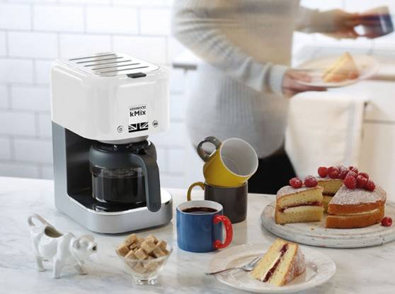 kMix filterkoffiezetapparaat - KENWOOD - COX750WH - 1200 W - Wit - 8 kopjes - Aromaselector-1