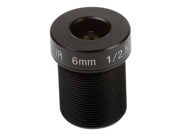 AXIS - 6 mmf/1,6 - Vast Lens voor M12-bajonet - Ontworpen voor Surveillance camera