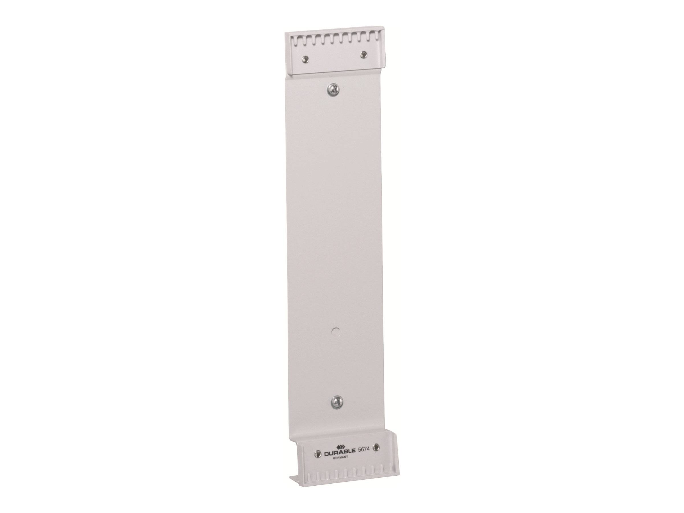 Duurzame wandhouder voor presentatieborden, grijs, voor 10 borden A4 73x322 mm-5