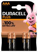 Duracell Plus alkaline AAA MN2400 blister 4-1