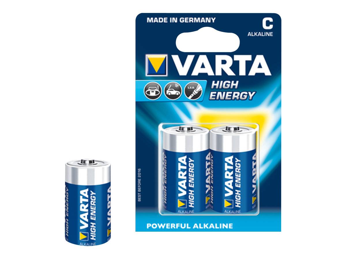 Varta Longlife Power alkaline C LR14 blister 2-0