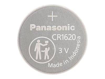 Panasonic Batterij Lithium, Knoopcel, CR1620, 3V Elektronica, Lithium Power, Retail Blister (1-Pack)