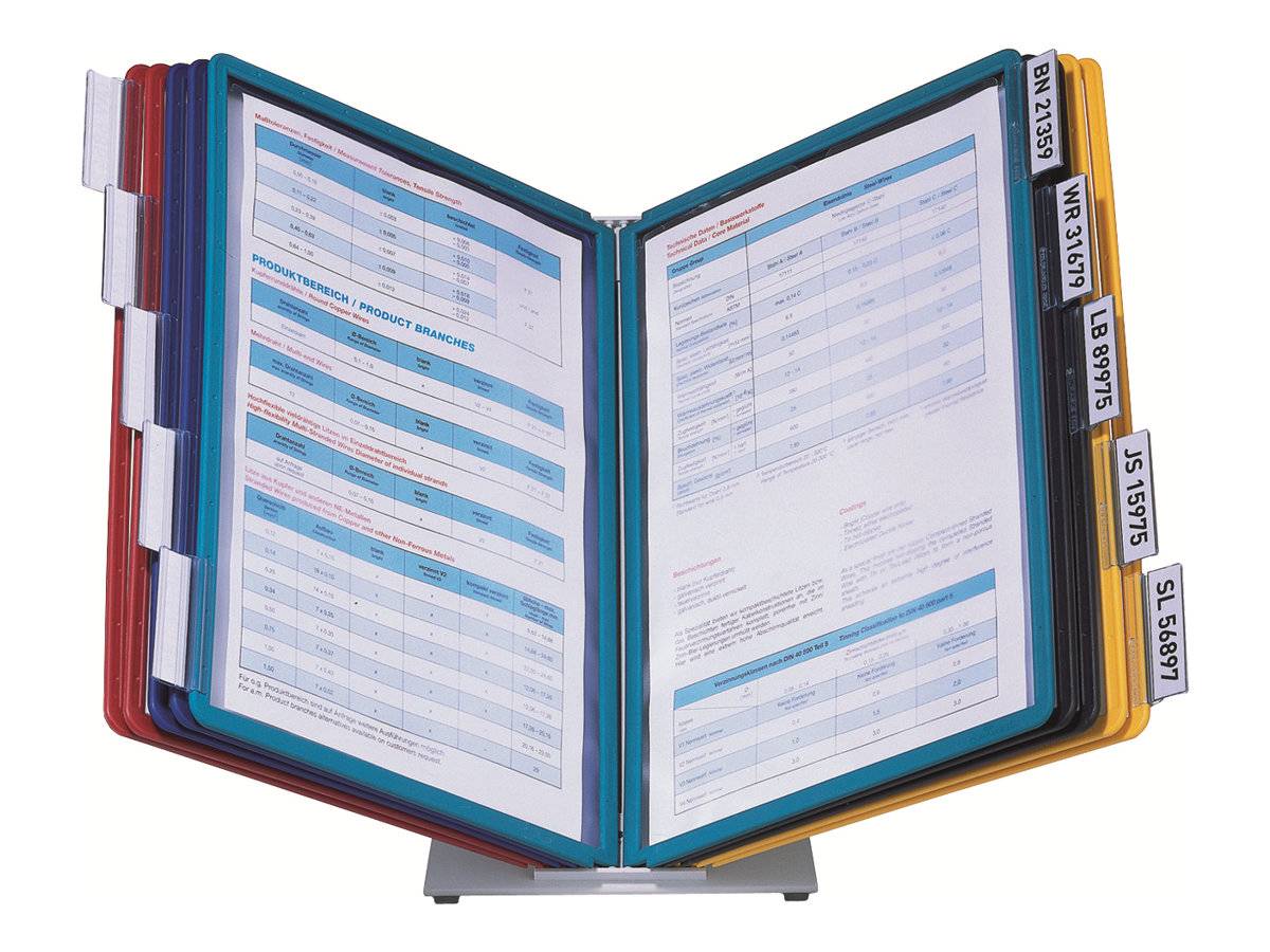 Bureaustandaard Durable Vario met 10-tassen A4 assorti-6