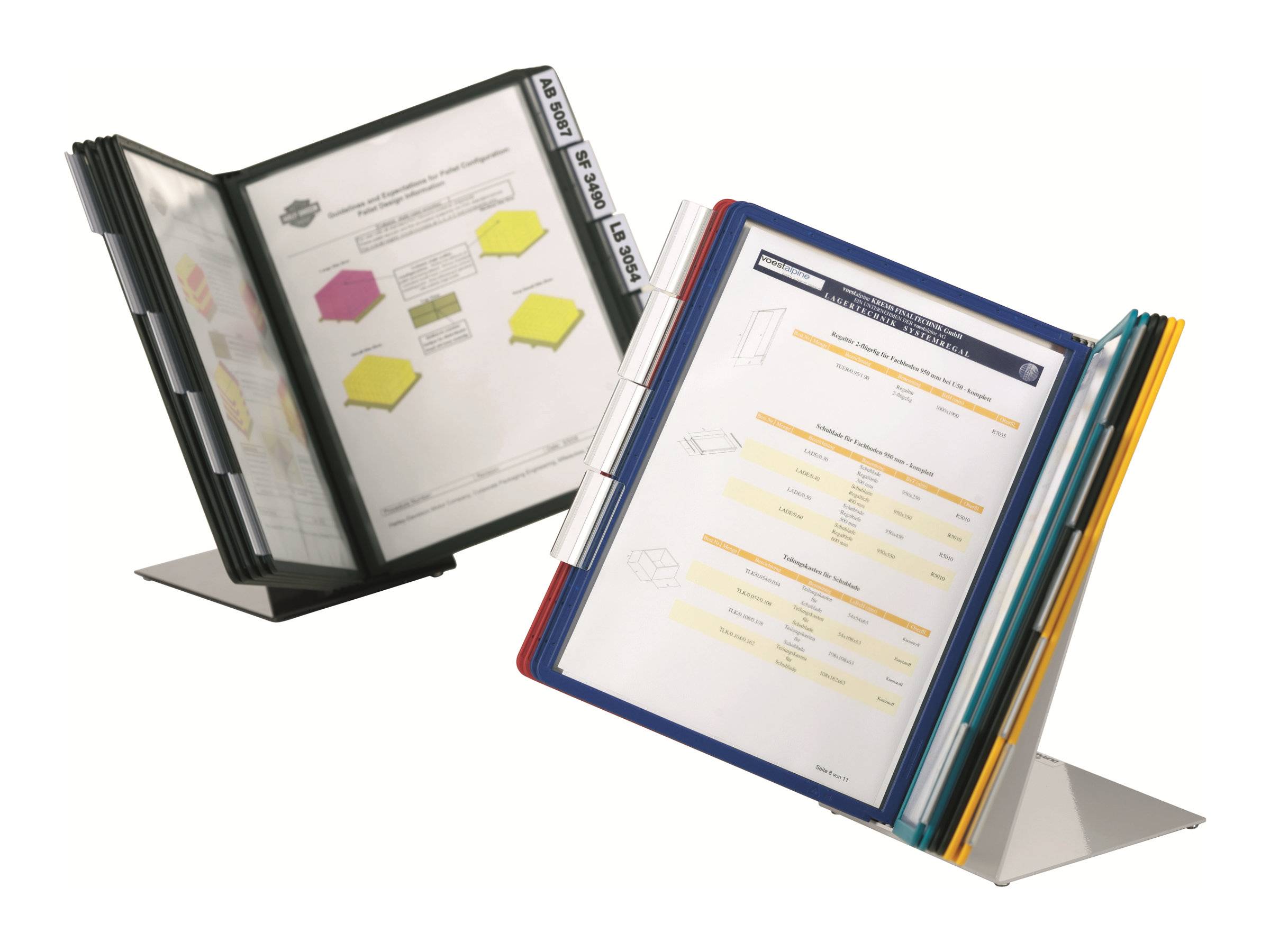 Bureaustandaard Durable Vario met 10-tassen A4 assorti-8