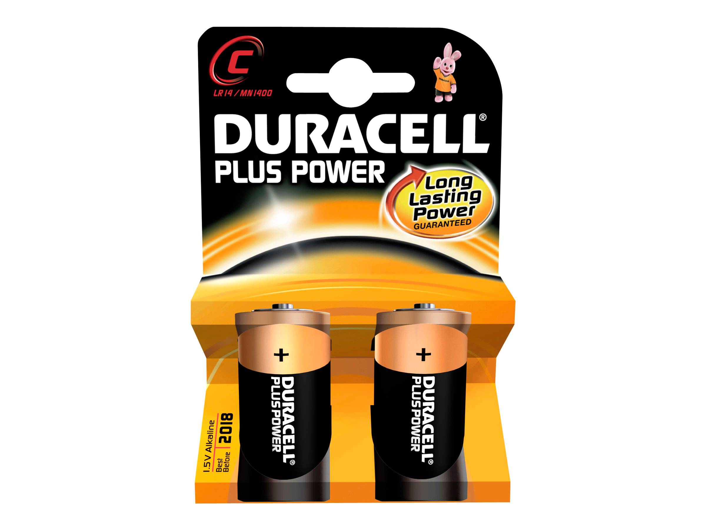 Duracell Plus alkaline C MN1400 blister 2-4