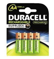 Batterij oplaadbaar Duracell 4xAA 2500mAh Ultra-4